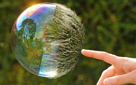 Personal healing and the bubble metaphor