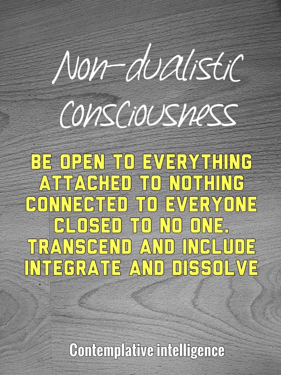 Escaping the trap of Dualistic Thinking