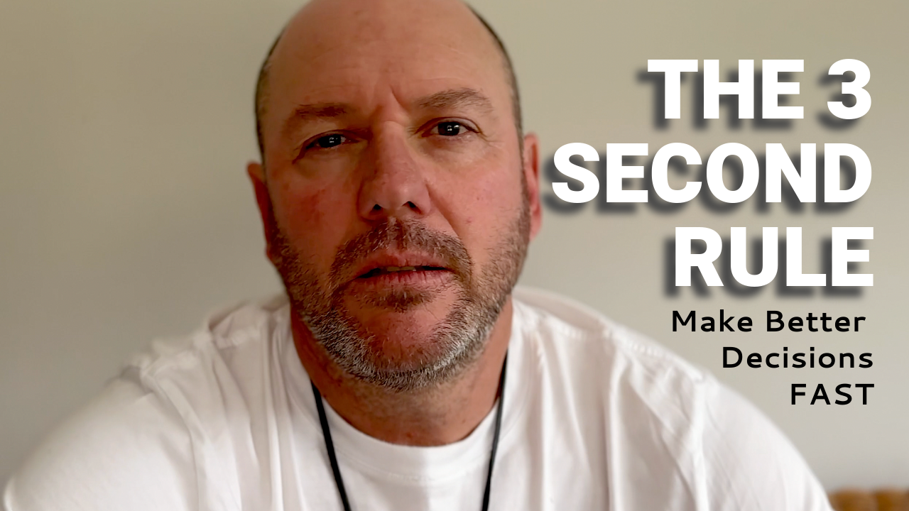 The 3 second rule for success